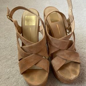 Dolce vita Beige summer wedge heels